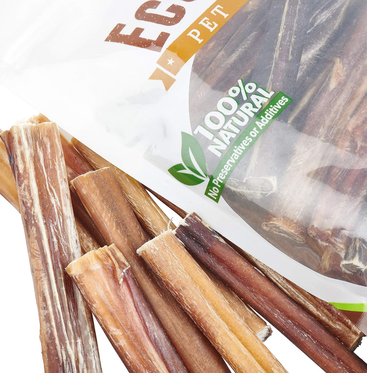 Brazilian Bully Sticks 100% Natural - 1 lb Bag
