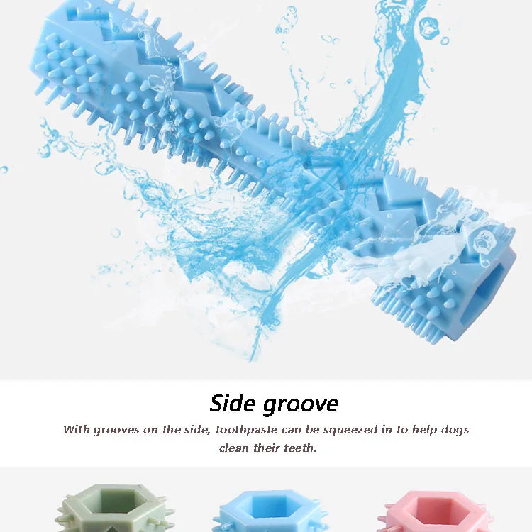 Juguete Masticable Dental de Goma Suave para Perros