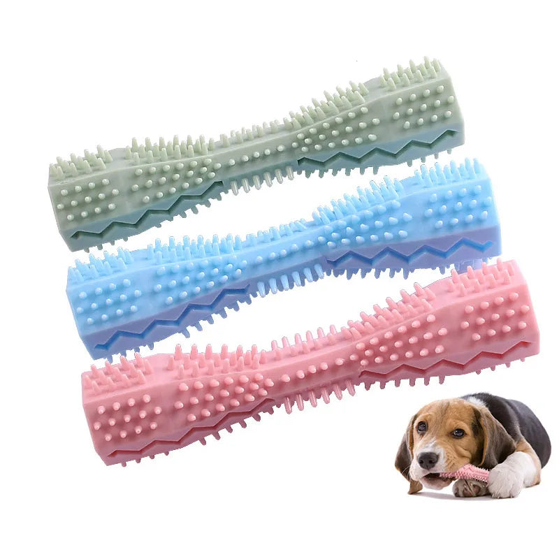 Juguete Masticable Dental de Goma Suave para Perros