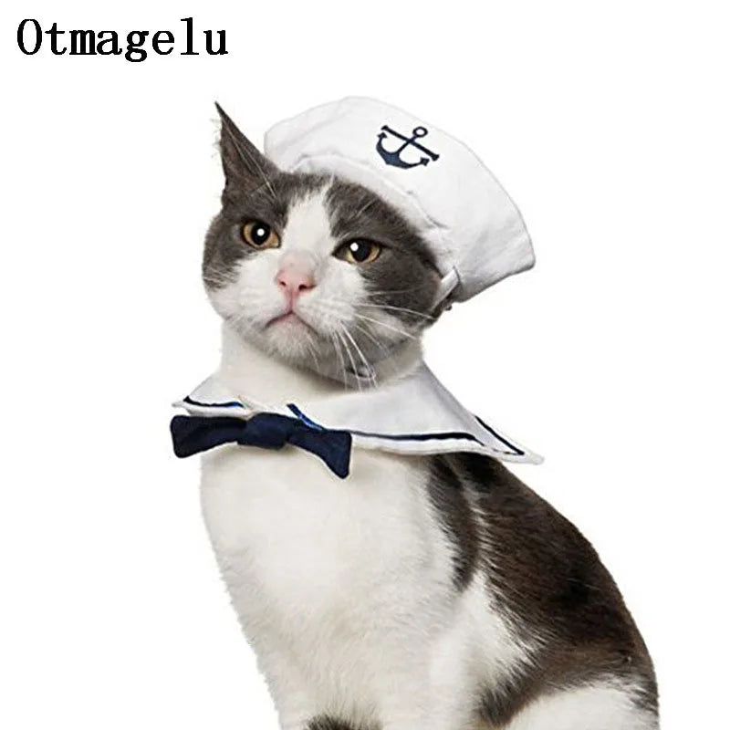 Sailor Costume for Cats and Dogs – Naval Jacket for Halloween and Christmas