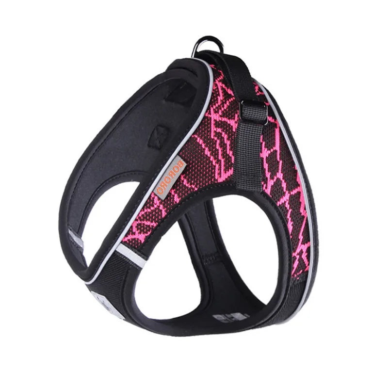 Reflective No-Pull Dog Harness for Small & Medium Dogs — Padded Breathable Vest