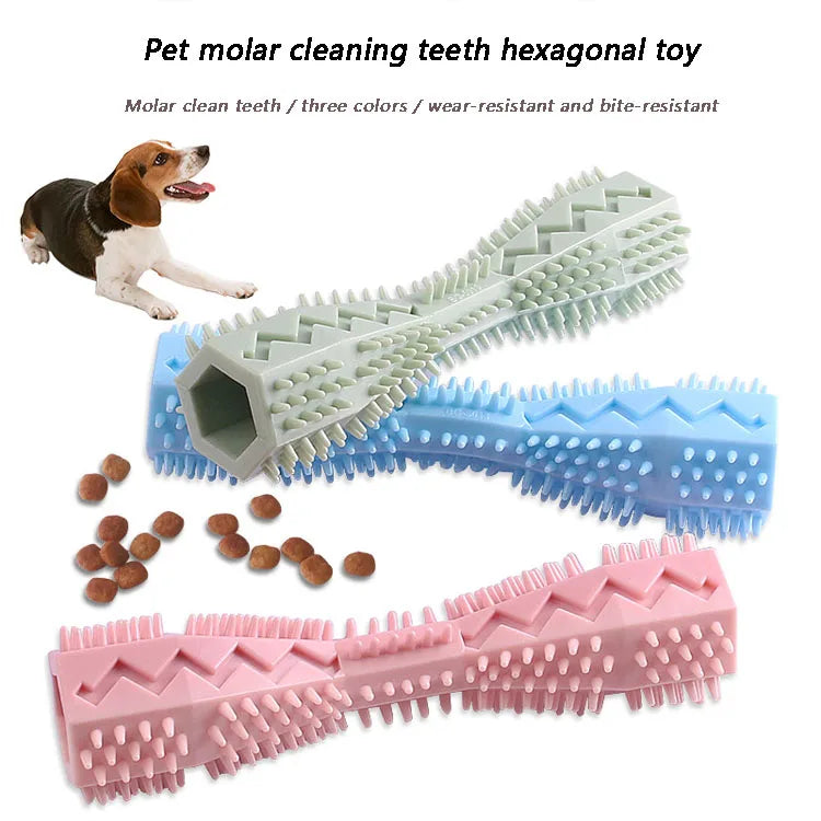 Juguete Masticable Dental de Goma Suave para Perros