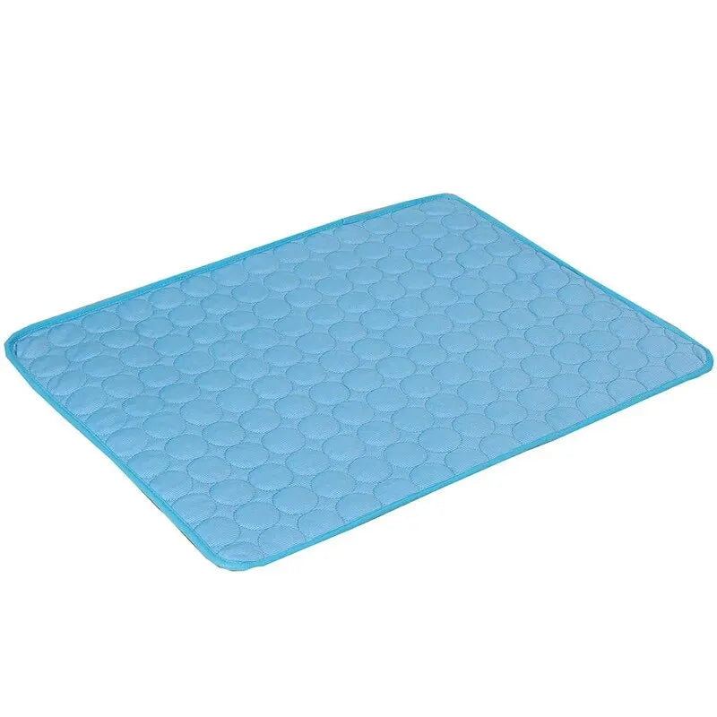 Summer Cooling Mat for Dogs & Cats – Ice Silk Fabric