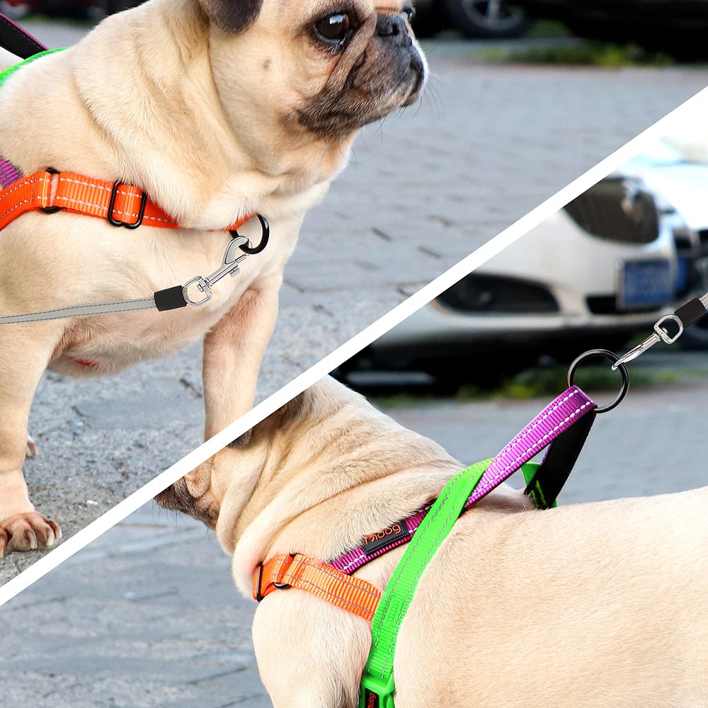 Reflective No-Pull Dog Harness — Padded, Adjustable & Durable