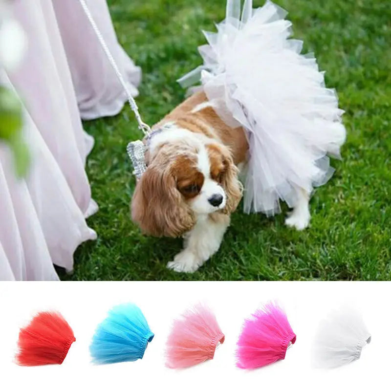 Tutu Dress for Dogs and Cats – Mesh Skirt for Pets