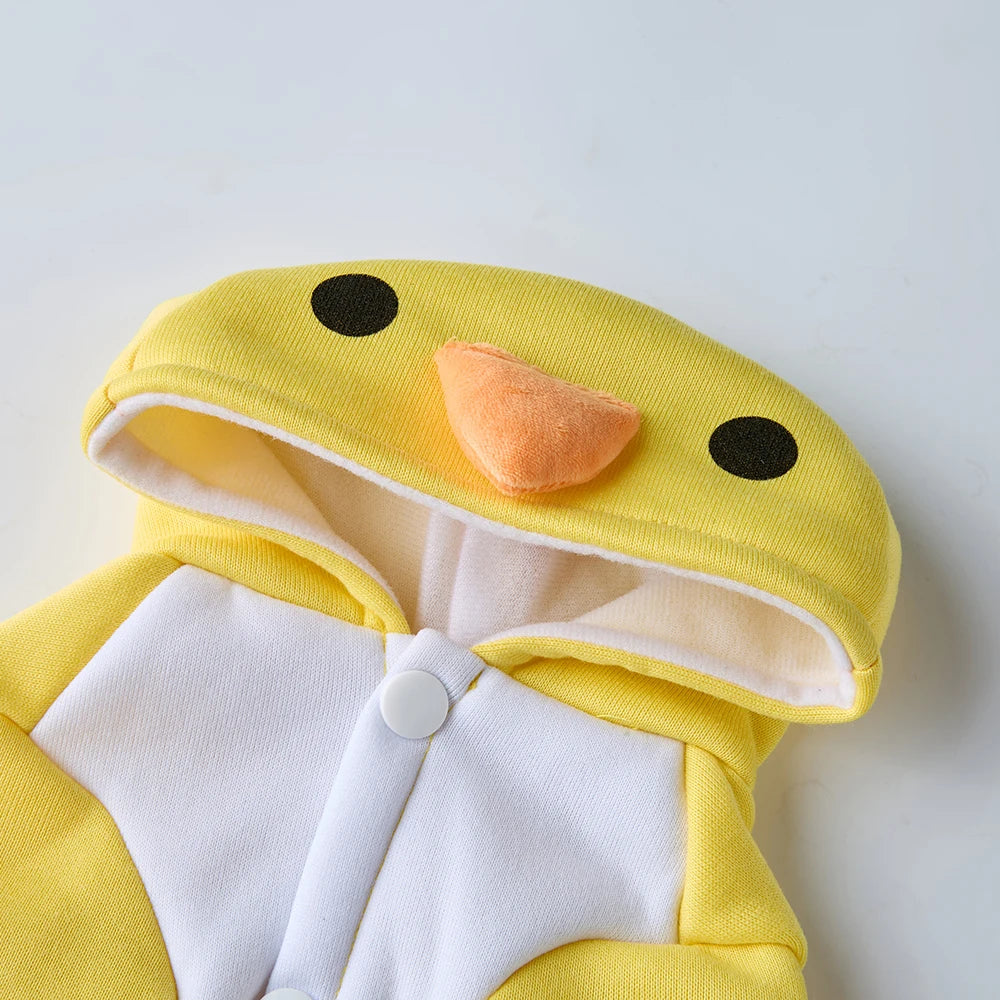 Yellow Chick Costume for Dogs – Halloween and Christmas Outfit
