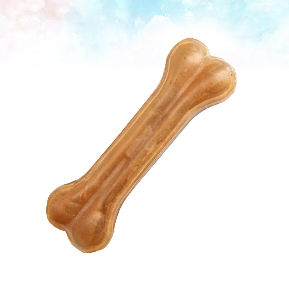 Hueso Masticable para Perros Pequeños y Cachorros - Cuero Crudo, Limpieza Dental