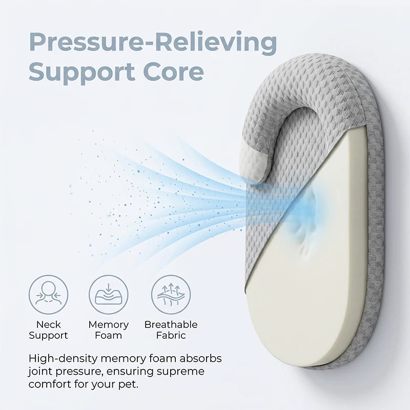 Oval Cooling Pet Bed for Dogs & Cats – Breathable Ice Silk
