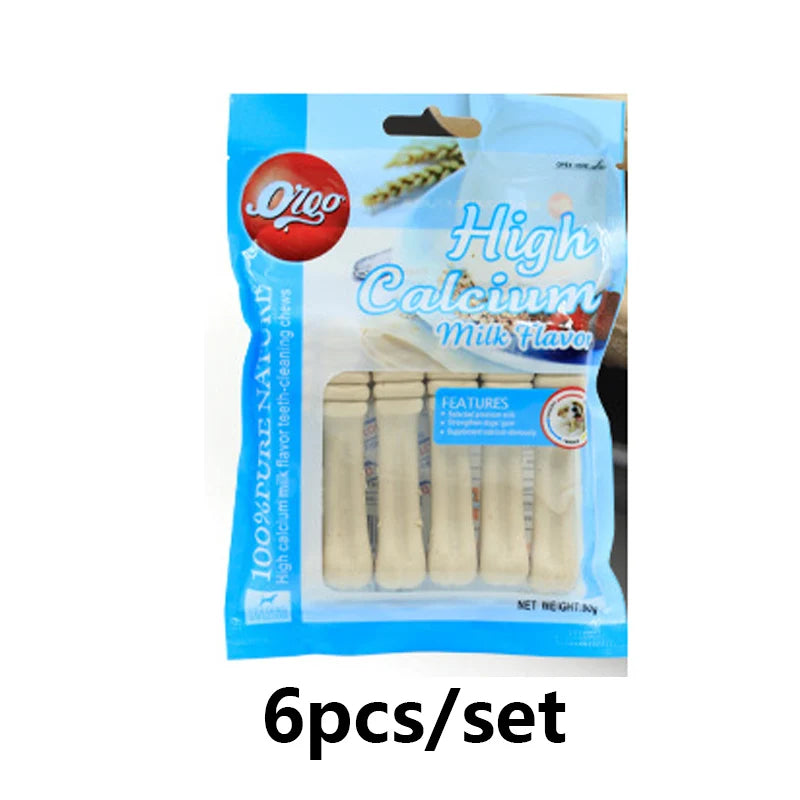 Dog Dental Chew Sticks - Beef Flavor, Dental Cleaning & Training
