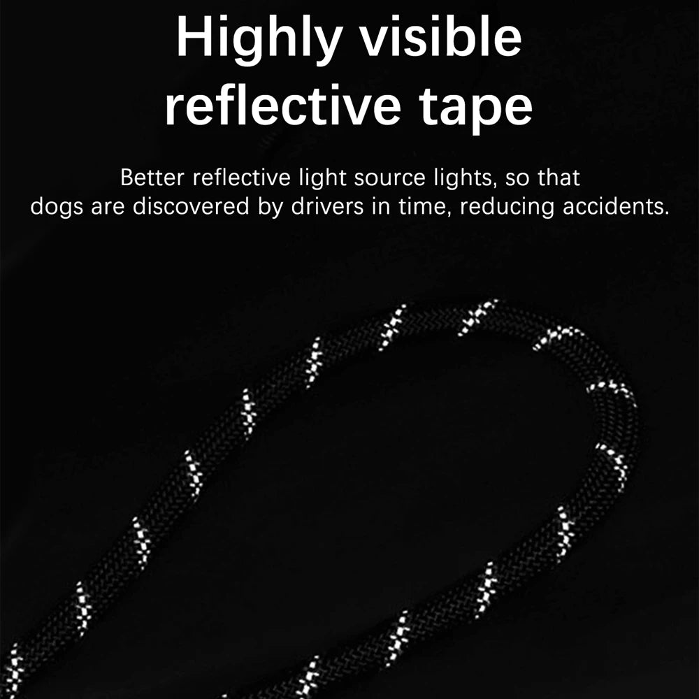 Hands-Free Double Dog Leash for 2 Dogs — Reflective, 360° Swivel, for Walking & Running