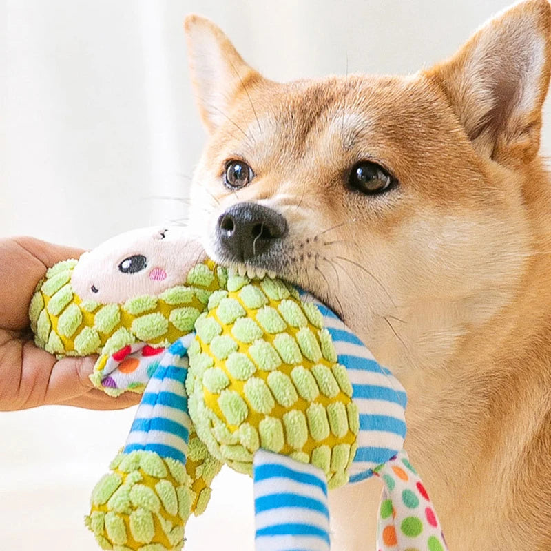 Juguete de Peluche con Sonido para Perros y Gatos - Animales Lindos, Interactivo