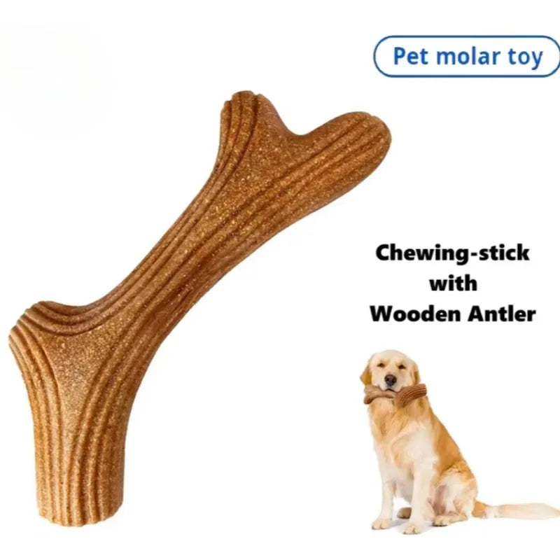Real Deer Antler Dog Chew Toy – Indestructible Natural Wood for Aggressive Chewers