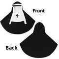 Nun Costume for Dogs & Cats – Halloween Cosplay Outfit with Cross