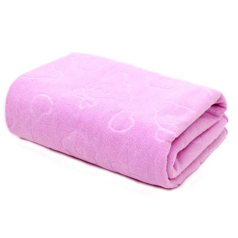 Pet Bath Towel for Dogs and Cats – Absorbent Quick-Dry Microfiber