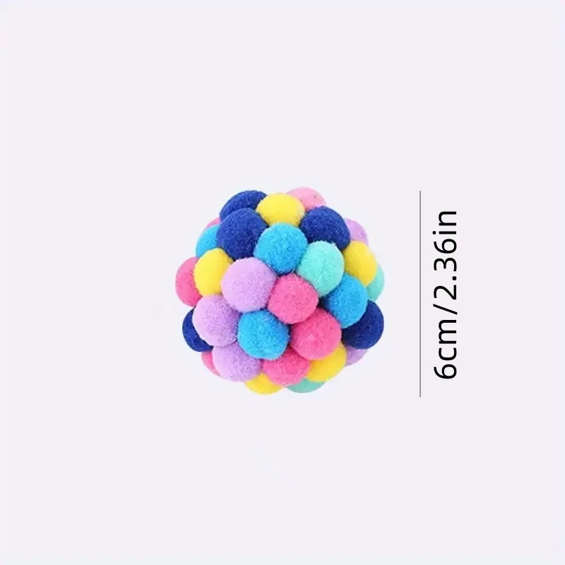Cat Toy Balls – Plush, Bell & Wool Set for All Ages
