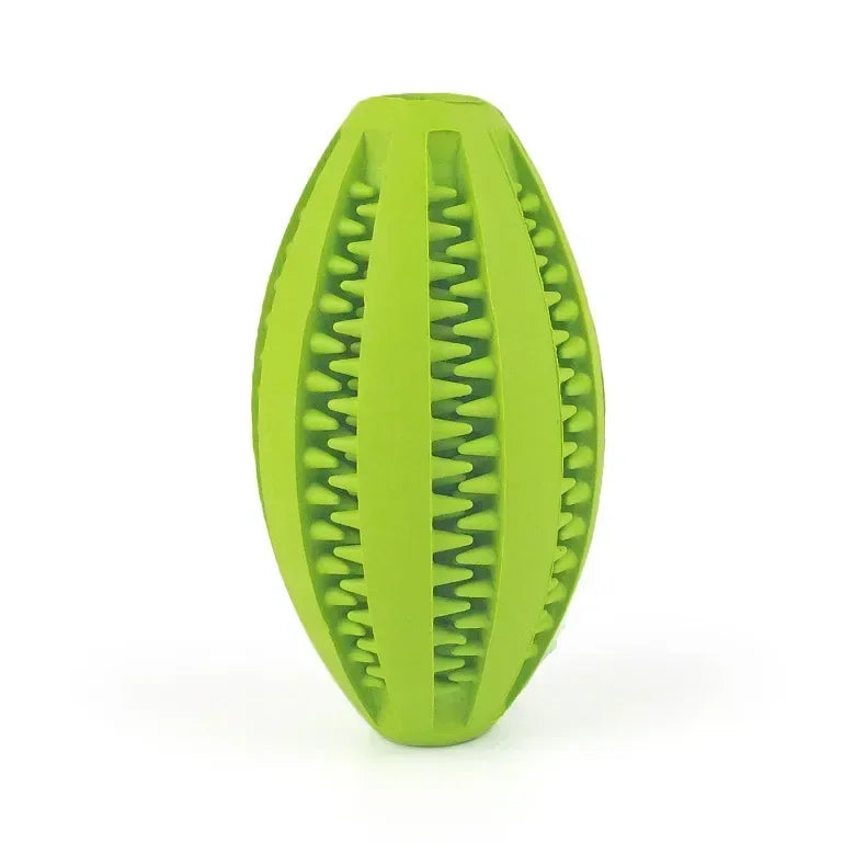 Rubber Chew Ball for Dogs – Dental Cleaning & Treat Dispenser – Medium to Large