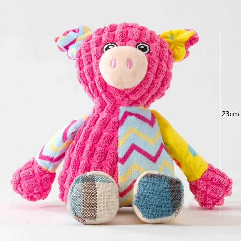 Juguete de Peluche con Sonido para Perros y Gatos - Animales Lindos, Interactivo
