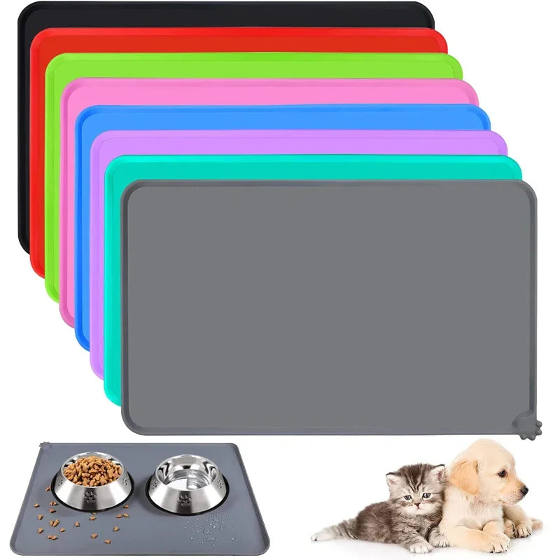 Silicone Pet Feeding Mat for Dogs & Cats – Non-Slip & Waterproof