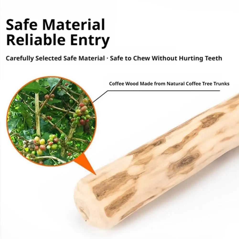 Coffee Wood Dog Chew Stick – Natural Dental Cleaning & Stress Relief