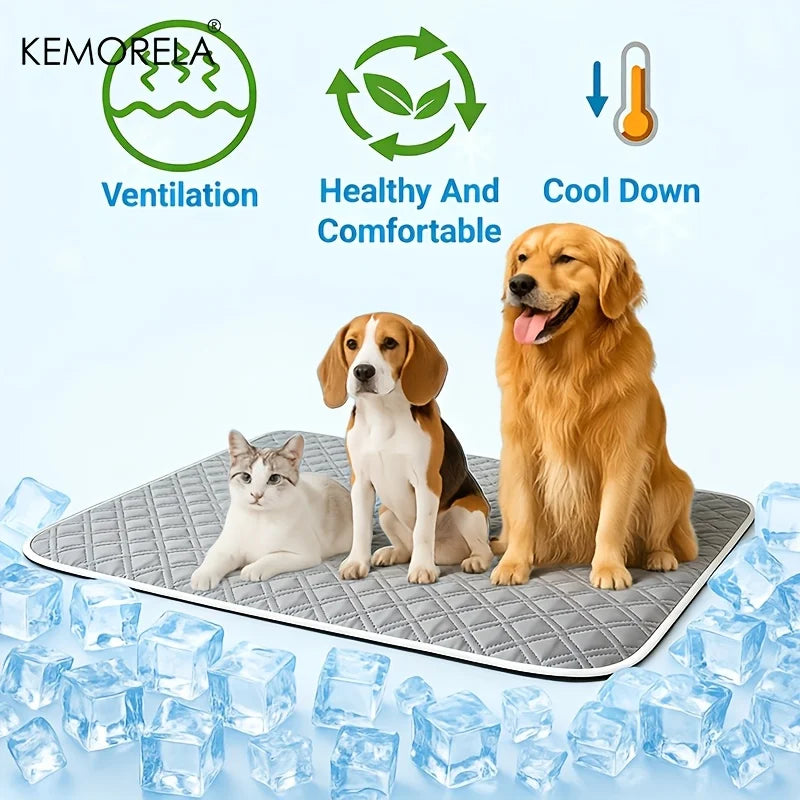 Cooling Mat for Dogs & Cats – Non-Slip & Hand Washable
