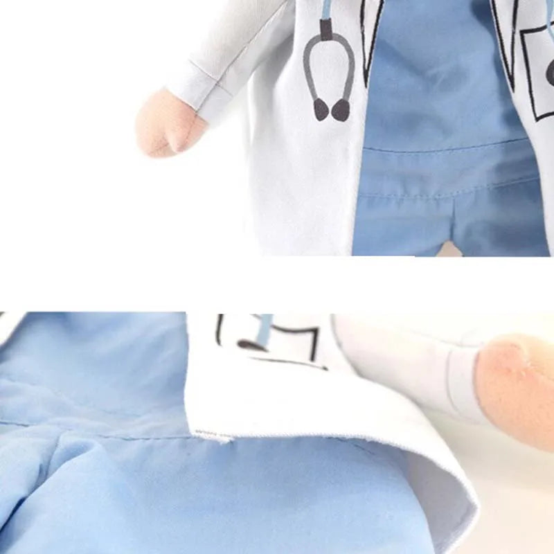 Doctor Costume for Dogs & Cats – Funny White Lab Coat for Parties & Photos