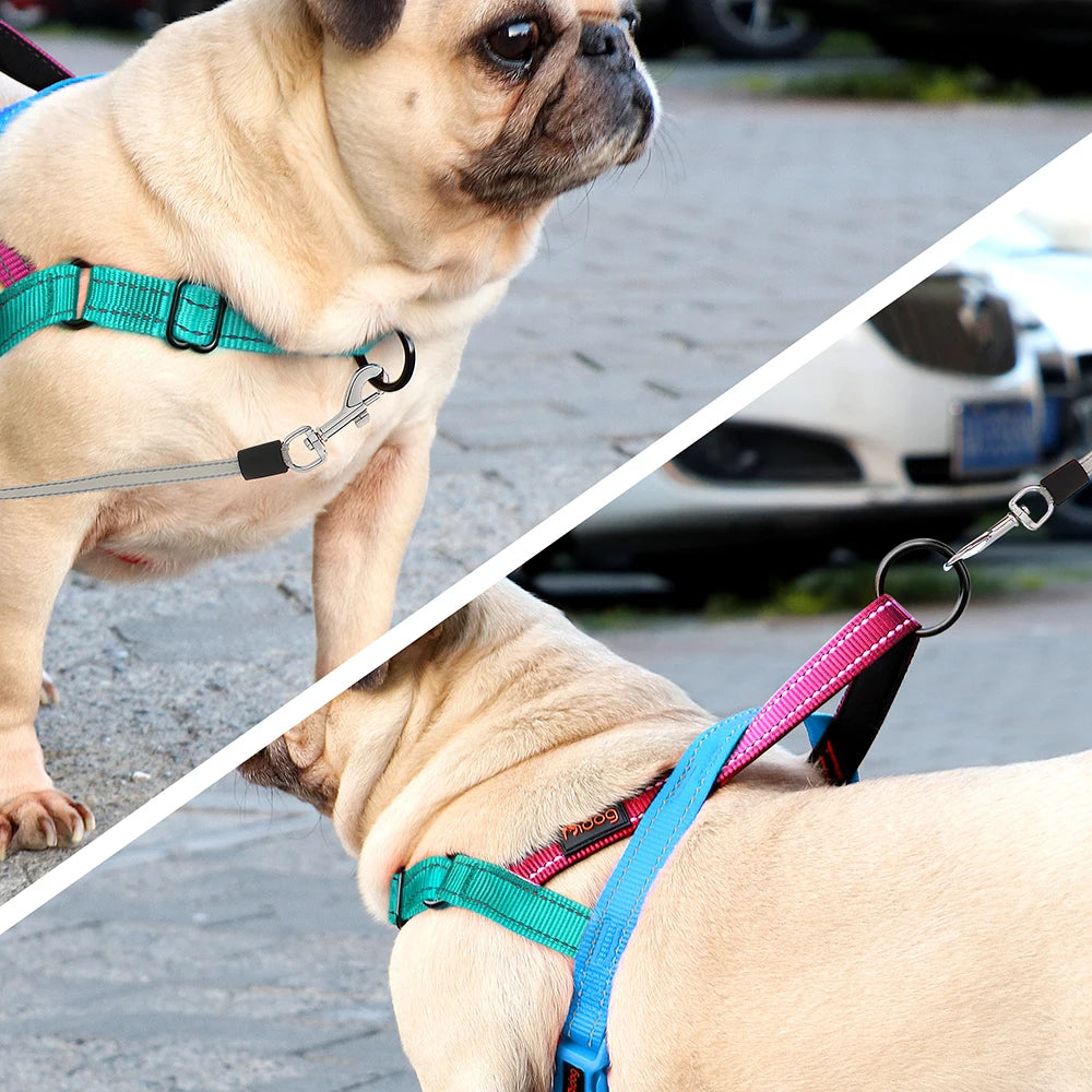 Reflective No-Pull Dog Harness — Padded, Adjustable & Durable
