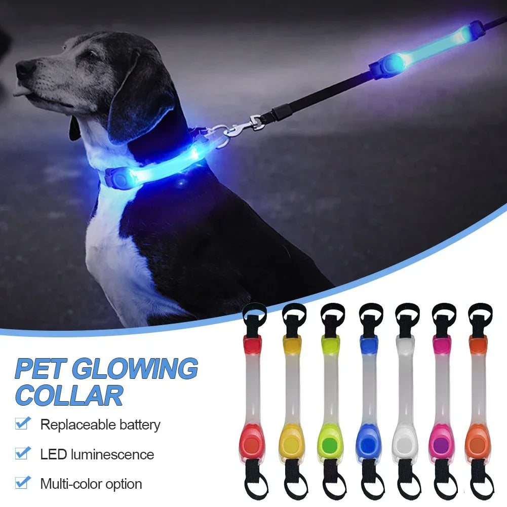 LED Safety Strip for Dogs — Waterproof with Flashing Night Light
