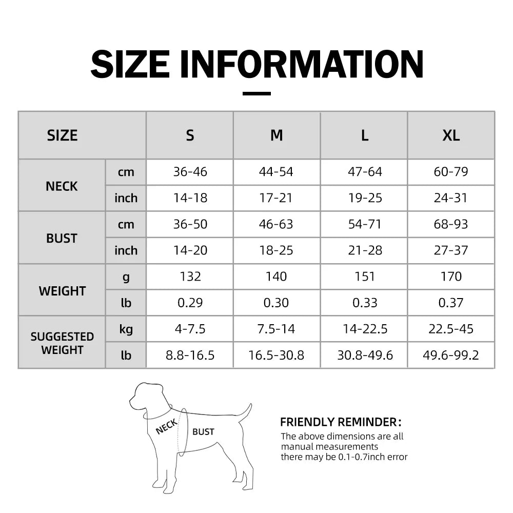 No-Pull Dog Harness for Large Dogs — Reflective, GPS-Compatible & Escape-Proof