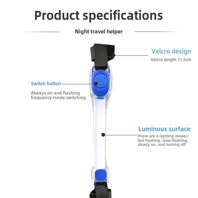 LED Safety Strip for Dogs — Waterproof with Flashing Night Light