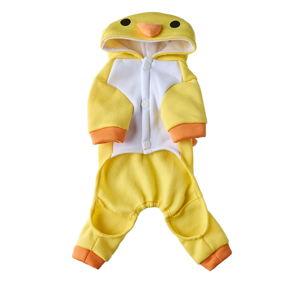 Yellow Chick Costume for Dogs – Halloween and Christmas Outfit