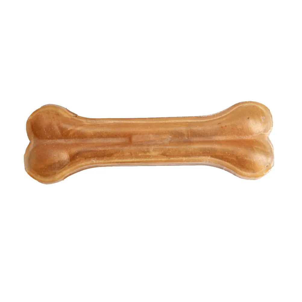 Hueso Masticable para Perros Pequeños y Cachorros - Cuero Crudo, Limpieza Dental