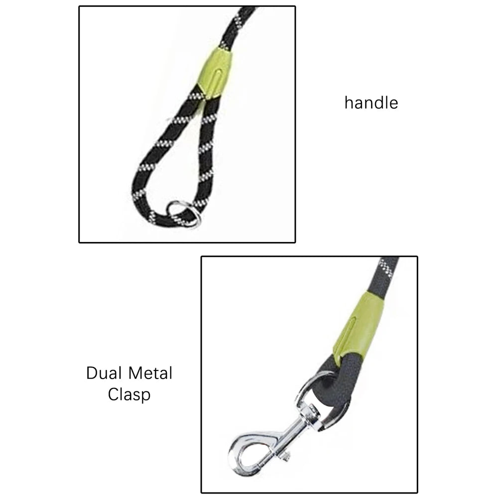 Hands-Free Double Dog Leash for 2 Dogs — Reflective, 360° Swivel, for Walking & Running