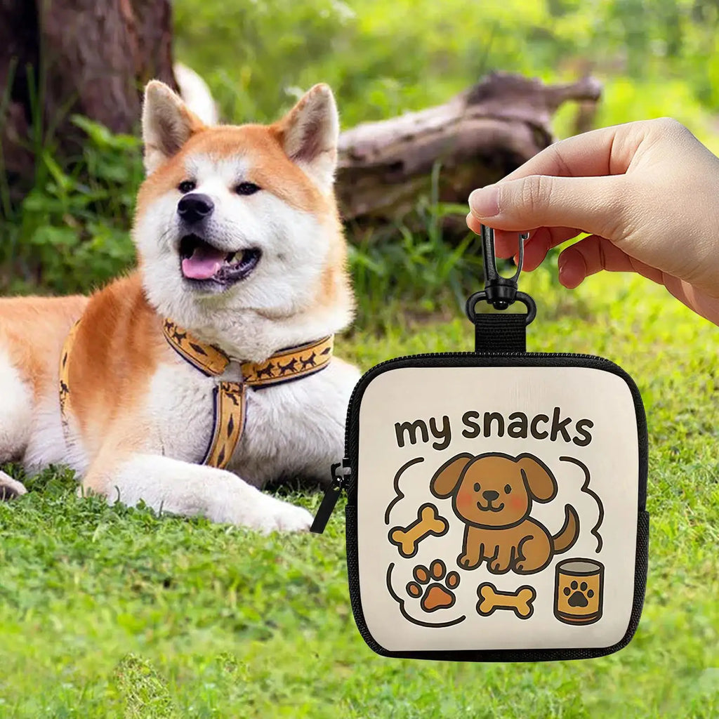 Dog Treat Training Pouch – Multi-Purpose Snack Dispenser for Walks, Hiking & Outdoor Training