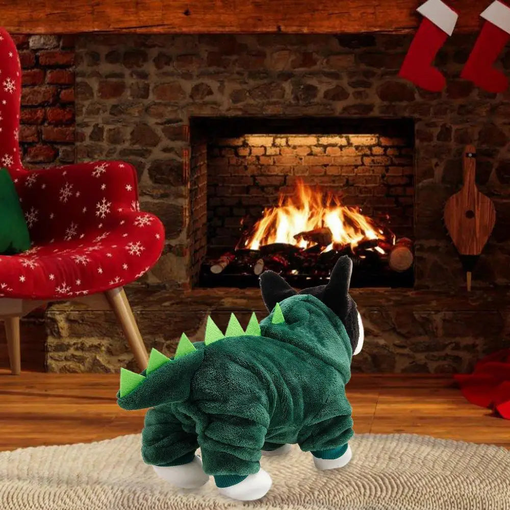 Dinosaur Hoodie for Dogs & Cats – Soft, Warm & Adorable