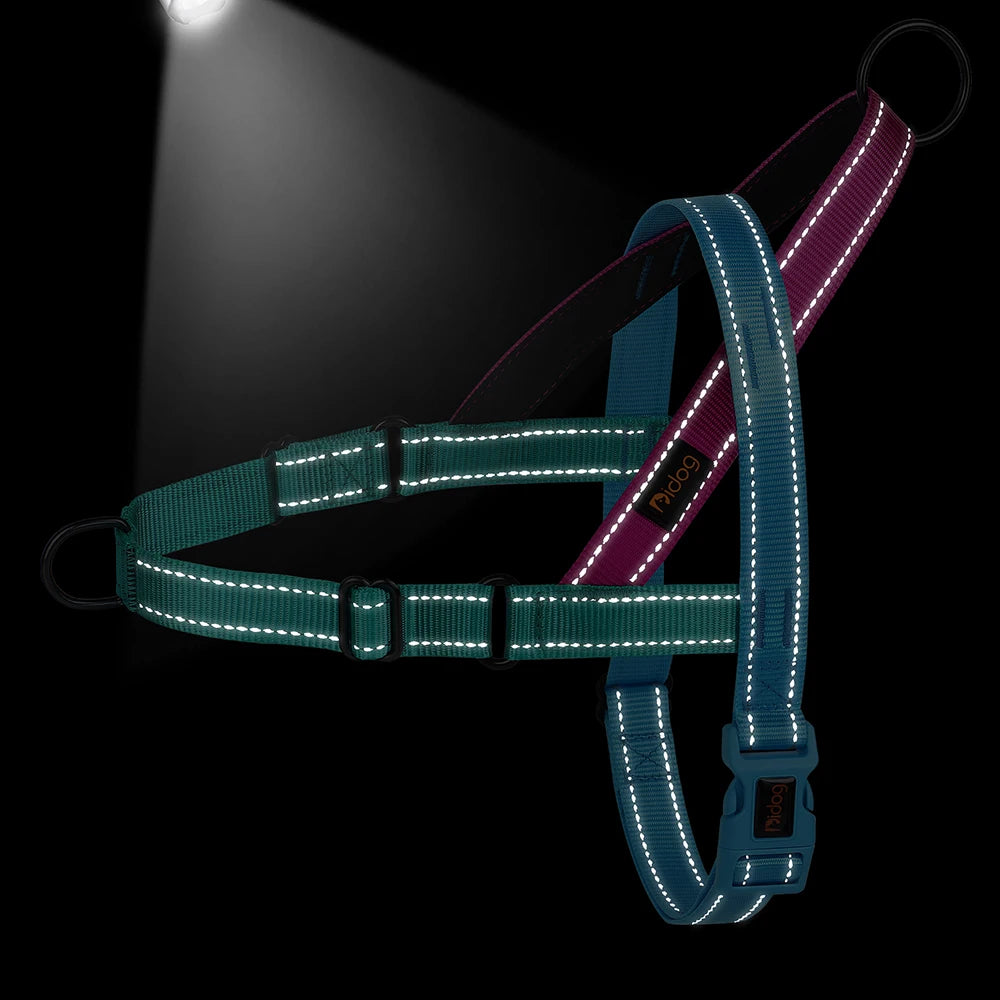 Reflective No-Pull Dog Harness — Padded, Adjustable & Durable