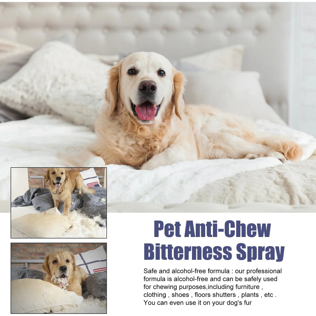 Bitter Spray for Dogs & Cats – Anti-Chew & Scratch Deterrent, 50ml