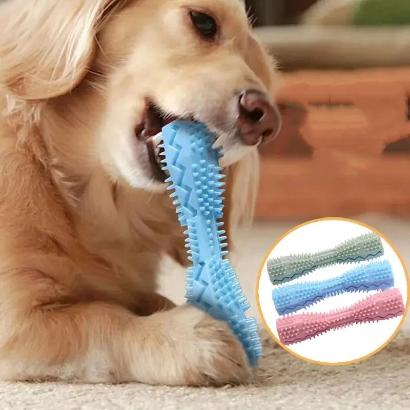 Juguete Mordedor para Perros – TPR Interactivo, Limpieza Dental y Antiestrés