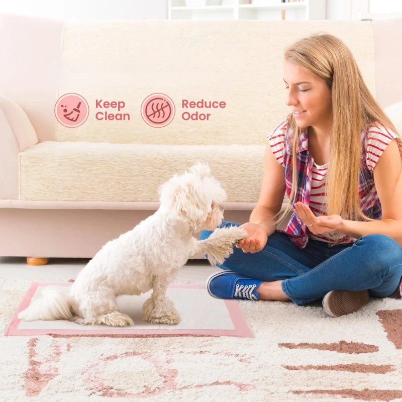 Pet Training Pads — Super Absorbent, Leak-Proof & Odor Control