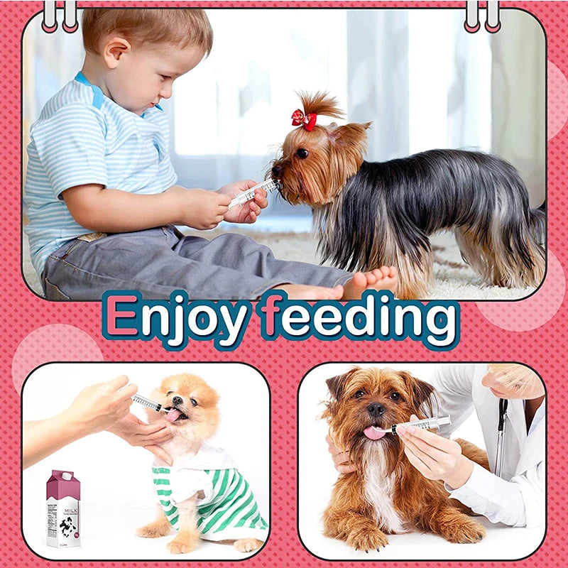 12ml Feeding Syringes for Small Pets — Dogs, Cats & Puppies