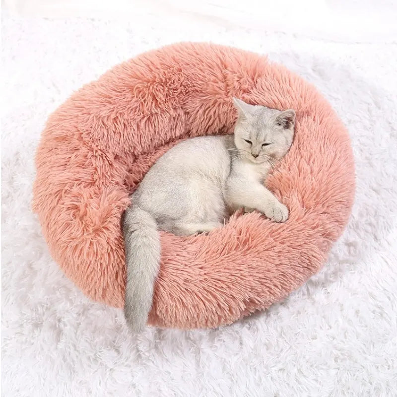 Luxury Round Pet Bed for Dogs & Cats – Ultra Soft & Warm