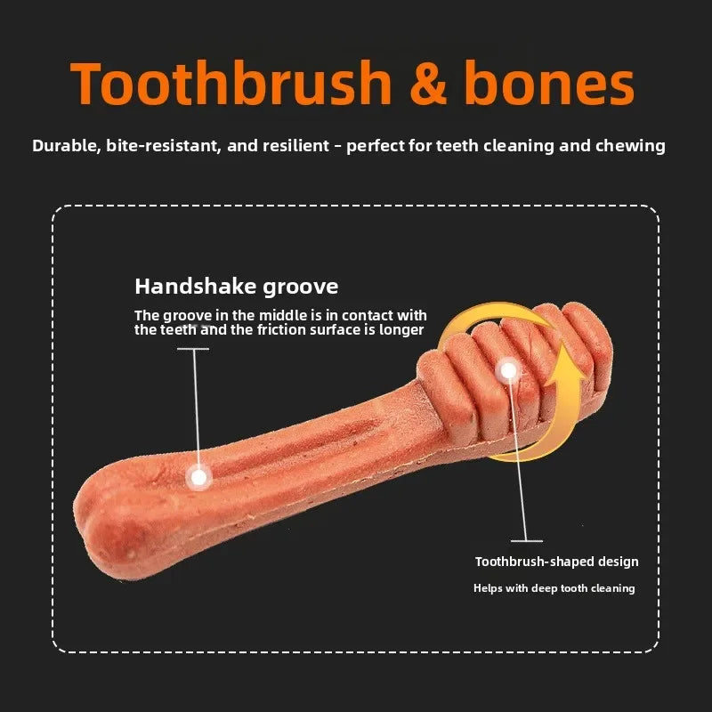 Dog Dental Chew Sticks - Beef Flavor, Dental Cleaning & Training