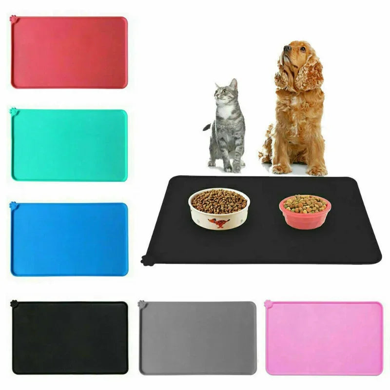Silicone Pet Feeding Mat for Dogs & Cats – Non-Slip & Waterproof