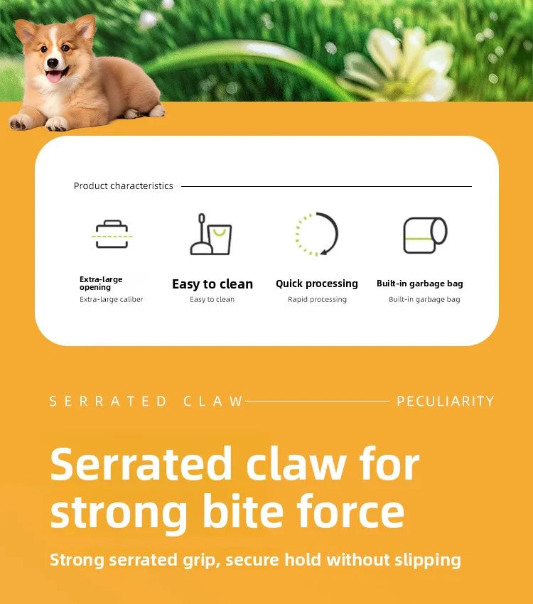Portable Dog Poop Scooper – Eco-Friendly & Hygienic