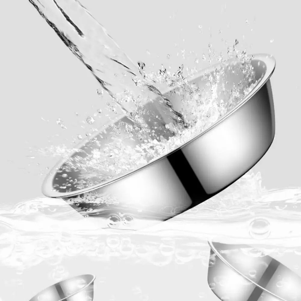 Stainless Steel Bowl for Dogs & Cats – Large Capacity, Non-Slip