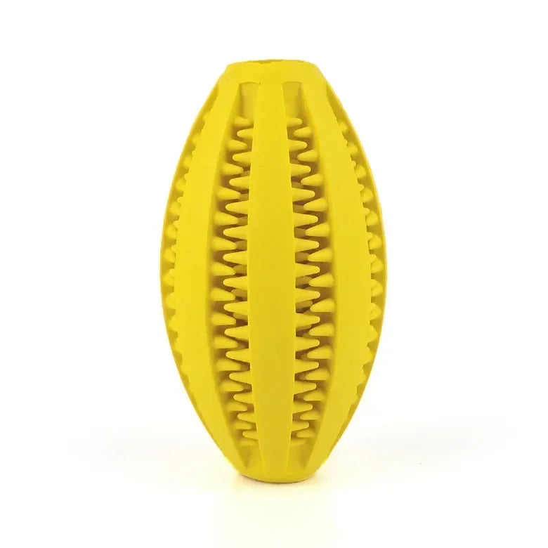 Rubber Chew Ball for Dogs – Dental Cleaning & Treat Dispenser – Medium to Large