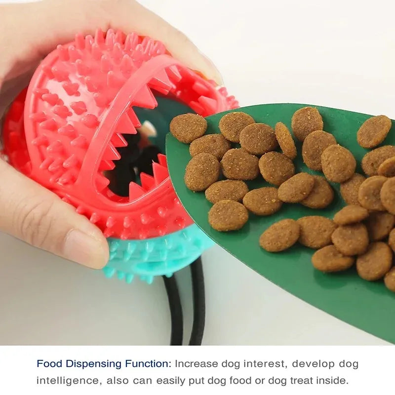 Tough Chew Toy for Large Dogs – Natural Rubber Bone with Beef Flavor & Dental Cleaning