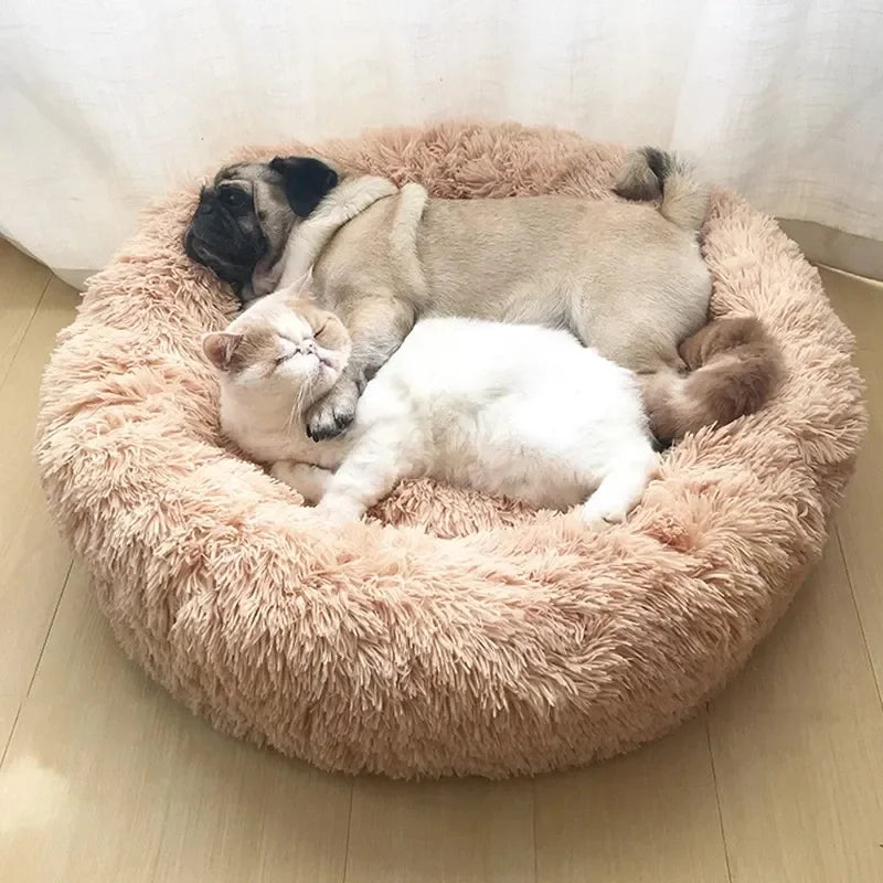 Luxury Round Pet Bed for Dogs & Cats – Ultra Soft & Warm