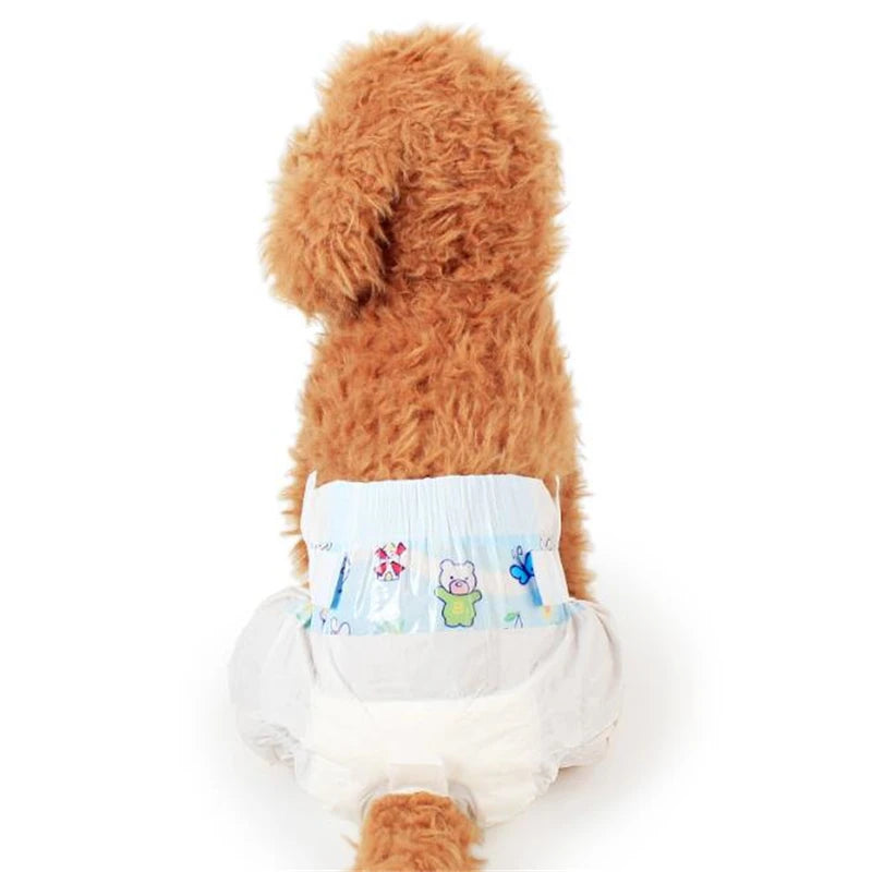 Disposable Dog Diapers — Absorbent, Quick-Dry & Portable (Pack of 10)