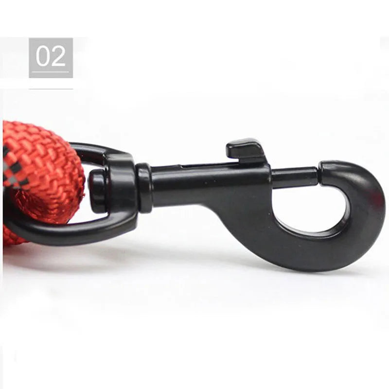 Reflective Dog Leash with Padded Handle — Durable Nylon, 7 Colors, 3 Lengths