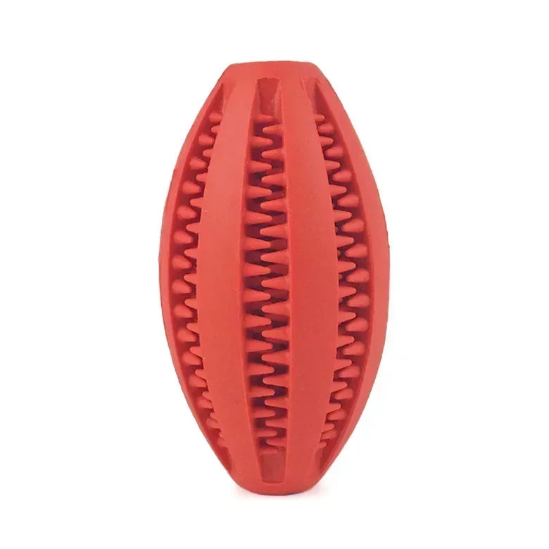 Rubber Chew Ball for Dogs – Dental Cleaning & Treat Dispenser – Medium to Large